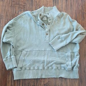 Aerie Button Down Lightweight Sweater - L